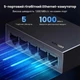 Сетевой коммутатор Ugreen CM833 5 портов RJ45 Gigabit Ethernet 1000 Мбит/с CN Plug настенное крепление Черный (35492) - изображение 5