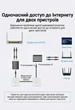 Адаптер-розгалужувач Vention Ethernet RJ45 1 на 2 порти 100 Мбіт/с металеве екранування 2 шт Чорний (IPTB0) - зображення 2