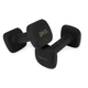 Гантели виниловые Cornix Square 2 x 2 кг XR-0407 Black - изображение 4