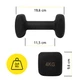 Гантелі вінілові Cornix Square 2 x 4 кг XR-0409 Black - зображення 7