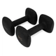Гантели виниловые Cornix Square 2 x 5 кг XR-0410 Black - изображение 8