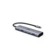 USB-хаб Ugreen CM511 7-в-1 USB-C HDMI 4K 60Hz PD 100W 2xUSB-C 3.2 10 Гбіт/с Сірий (45521) - зображення 2