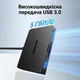 Кардридер Ugreen CM812 4-в-1 USB-A + USB-C > 2xUSB 3.0 / SD / MicroSD 5 Гбіт/с OTG 20 см Чорний (45167) - зображення 2