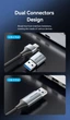 Сетевой адаптер Vention USB-C/USB-A - Ethernet RJ45 2.5 Гбит/с 0.15 м Серый (CFUHB) - изображение 5