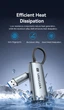 Сетевой адаптер Vention USB-C/USB-A - Ethernet RJ45 2.5 Гбит/с 0.15 м Серый (CFUHB) - изображение 8