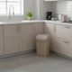 Ведро для мусора прямоугольное с поворотной крышкой 35 л, пластиковое, 36x 29,4 x 46 см, Кремовый (071-CREAMY) - изображение 6
