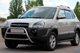 Кенгурятник WT022 (нерж.) для Hyundai Tucson JM 2004- рр - зображення 1