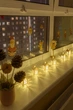 Светодиодная гирлянда с деревянными домиками «Белые домики» 2 м, 10 LED, тёплый белый, USB, большие домики - изображение 5