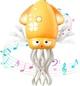 Интерактивная развивающая игрушка для детей Dancing Squid Танцующий кальмар осьминог с аккумулятором Желтая - изображение 3