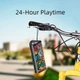 Портативная Bluetooth-колонка Mifa A10+ с объемным стереозвуком 360°, мощностью 20W, водонепроницаемостью IPX7, 24 часа воспроизведения (Black Graffiti) - изображение 3