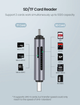 Кардрідер USB 3.0 Ugreen CM185 Type-C OTG / SD / TF / MicroSD Grey (50706) - зображення 3