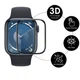 Протиударне захисне скло SoftGlass Full Cover PMMA для Apple Watch Series 11 42mm, Black - зображення 4