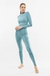 Термобелье женское Viking Gaja Turtle Neck комплект термокофта термоштаны для зимы лыжного спорта прогулок активного отдыха кофта брюки высокого качества комфорт тепло голубой - 500/25/1255-7000 - XL - изображение 5