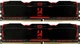 Память 16Gb x 2 (32Gb Kit) DDR4, 3200 MHz, Goodram IRDM X, Black (IR-X3200D464L16A/32GDC) - изображение 2