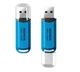Флеш накопичувач USB 64Gb ADATA C906, Blue, USB 2.0 (AC906-64G-RWB) - зображення 2