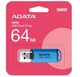 Флеш накопичувач USB 64Gb ADATA C906, Blue, USB 2.0 (AC906-64G-RWB) - зображення 4