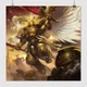 Постер Вархаммер 40000, Сангвінарна Гвардія, Warhammer 40000, Blood Angels, Sanguinary Guard, A1 60×60 см (id7234) - зображення 1