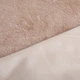 Ткань искусственный мех Кролик Крош 150 см 380 гр/м2, для одежды, шуб, жилетов и интерьерного декора беж - изображение 2