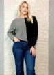 Джемпер Cashmere blend серый M-XL 28-2128 - изображение 4