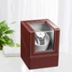 Скринька для підзаводу годинника Віндер тайммувер Watch Winder (Коричневий з сірим) - зображення 3