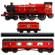 Конструктор Harry Potter Гоґвортс-Експреc Hogwarts Express поезд совместимый блочный 76405 Гарри Поттер - изображение 7