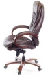 Кресло АКЛАС Валенсия Soft EX MB Коричневый (Кожа LC-K dark brown) - изображение 3