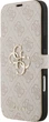 Etui z klapką Guess Book 4G Metal Logo do Apple iPhone 17 Pro Max Sand (GUBKP17X4GMGPI) - obraz 2