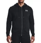 Кофта мужская Under Armour Essential Fleece Fz Hood-Blk Black MD Чорний 1373881-001 - изображение 2
