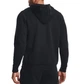 Кофта мужская Under Armour Essential Fleece Fz Hood-Blk Black MD Чорний 1373881-001 - изображение 3