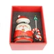 Чашка "Merry Christmass" Санта JJX001 Red кухоль у формі Санти з ложкою в подарунковій упаковці - зображення 4