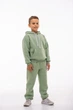 Детский спортивный утепленный костюм Kindamor Warm Autumn Olive для мальчика, флис 158 см оливковый - изображение 1
