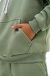 Детский спортивный утепленный костюм Kindamor Warm Autumn Olive для мальчика, флис 158 см оливковый - изображение 8