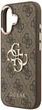 Etui Guess 4G Big 4G Classic Logo do Apple iPhone 17 Brown and Gold (3666339521912) - obraz 5