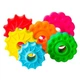 Розвивальна іграшка Fat Brain Toys Пірамідка гвинтова тактильна SpinAgain (F110ML) - зображення 3