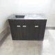 Пластикова тумба з покриттям HPl 5057Bute_4513velur з кам'яною мийкою Adamant 120 см - изображение 2