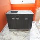 Пластикова тумба з покриттям HPl 5057Bute_4513velur з кам'яною мийкою Adamant 120 см - изображение 11