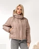 Женская зимняя куртка с отстегивающимся капюшоном KHAN 0600 46-48 (50) Какао (KH - 0600/3 B ) - изображение 6