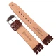 Кожаный ремешок для часов Swatch коричневый ширина 19 мм Hightone HT-905 - изображение 2