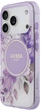 Etui Guess IML Flower & Tonal Circle MagSafe do Apple iPhone 17 Pro Purple (3666339525217) - obraz 2
