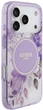 Etui Guess IML Flower & Tonal Circle MagSafe do Apple iPhone 17 Pro Purple (3666339525217) - obraz 4