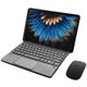 Клавиатура-подставка беспроводная Smart Keyboard + Мышка для Blackview Tab Mega 2 Ukr+Eng Black - изображение 1