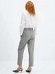 Брюки женские Mango Manu 57035981-91 38 Светло-серые (8445922835095) - изображение 2