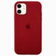 Чехол Alcantara Алькантара для iPhone 11 (06) Red красный - изображение 1
