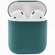 Чехол-накладка Silicone case Slim для AirPods Pine Green (41) зеленый - зображення 1