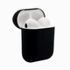 Чехол-накладка Silicone case Slim для AirPods Black (25) черный - изображение 2