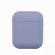 Чохол-накладка Silicone case Slim для AirPods Lavender grey (17) лавандовий - зображення 1