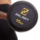 Штанга 15кг с фиксированным весом прямая обрезиненная Zelart Rubber Coated Barbell 2685-15 длина 95см - изображение 9