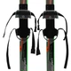 Лыжи беговые детские в комплекте с палками Zelart 0881-110B Grey-Red-Neon Green - изображение 3