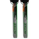 Лыжи беговые детские в комплекте с палками Zelart 0881-110B Grey-Red-Neon Green - изображение 5