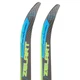 Лыжи беговые детские в комплекте с палками Zelart 0881-120B Grey-Blue-Neon Green - изображение 4
